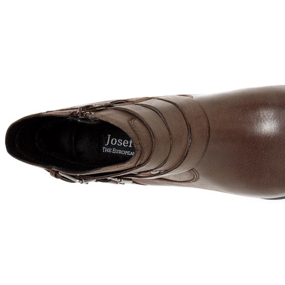 Josef Seibel New BRITNEY 50 Comfort Boots 41/10 Brown Black Ombre Leather Bootie - Picture 4 of 16